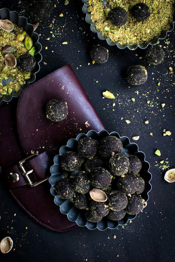 Dark Chocolate Pistachio Treats