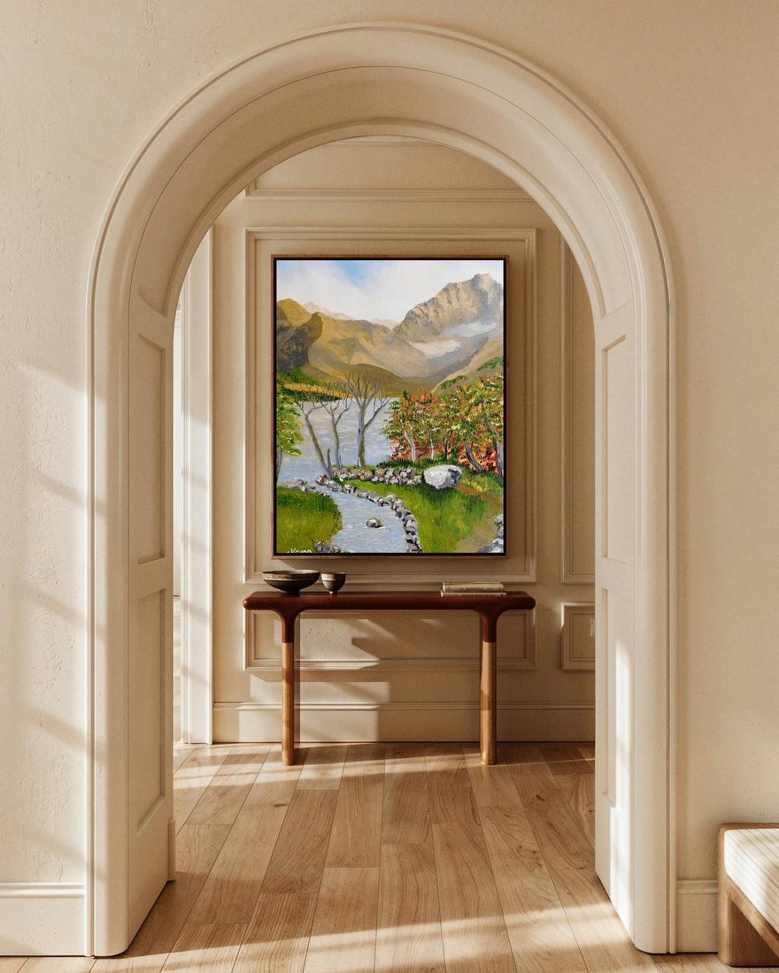 Mountain Stream Landscape