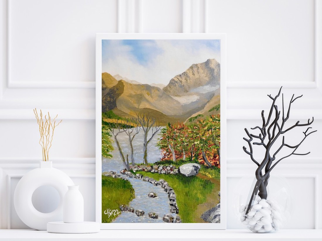 Mountain Stream Landscape