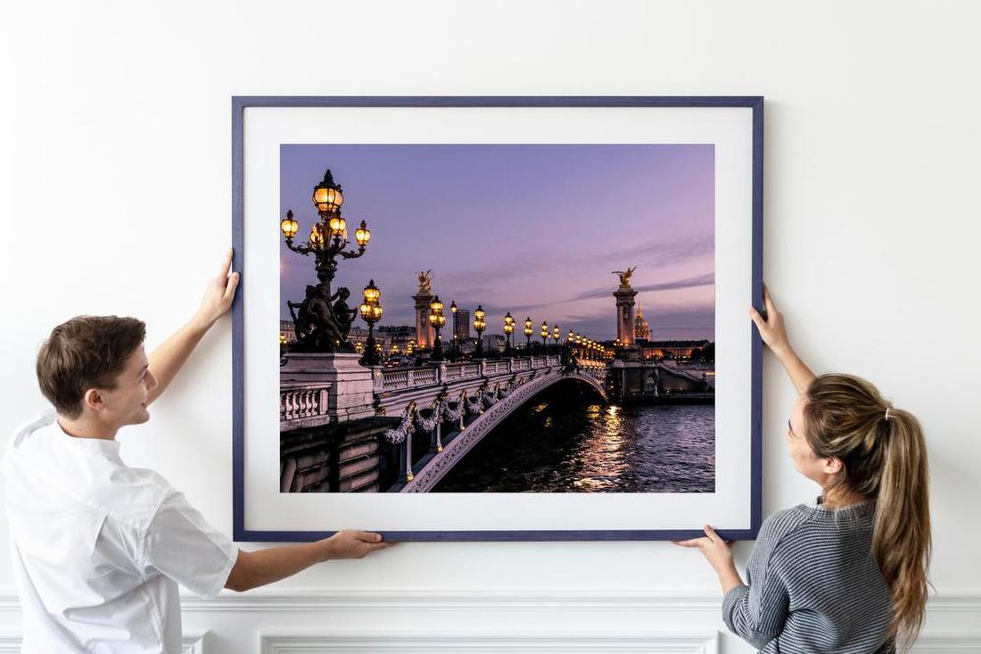 Paris Bridge at Dusk