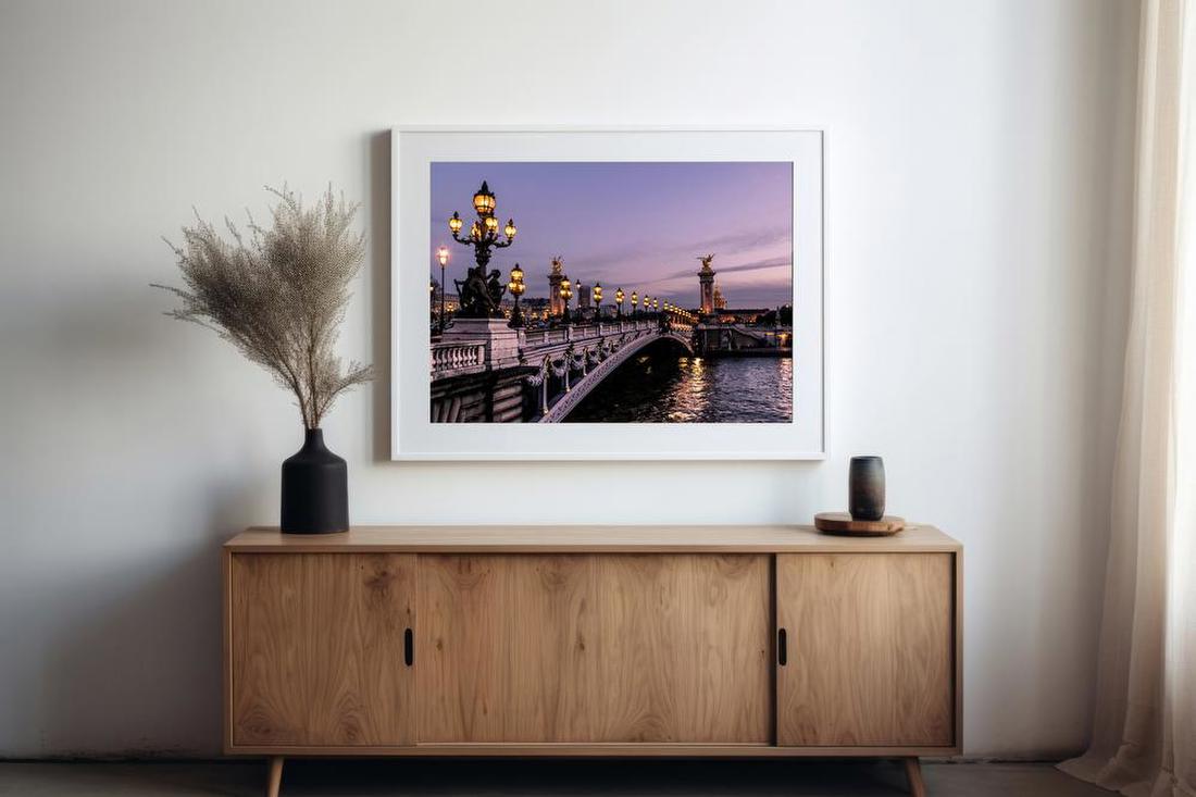 Paris Bridge at Dusk