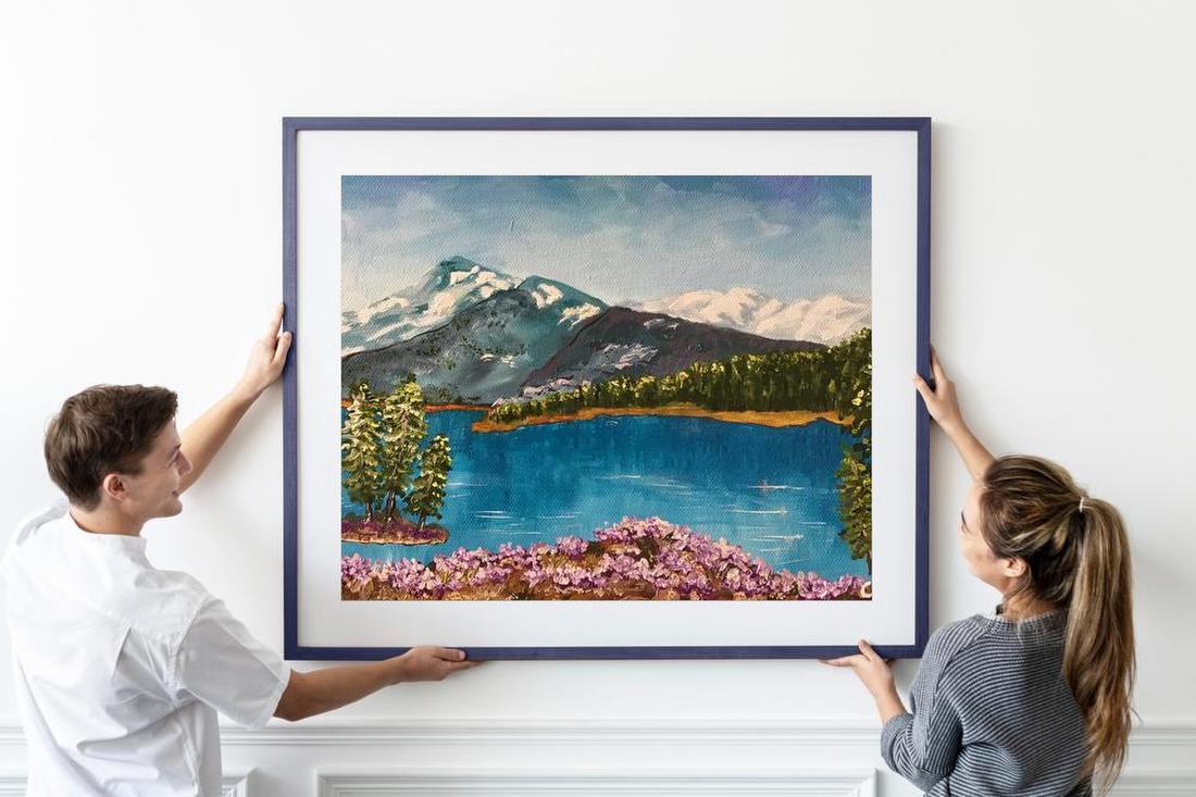 Mountain Lake Serenity