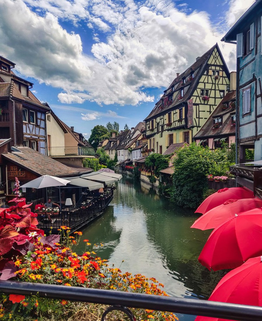 Colorful Canal Town