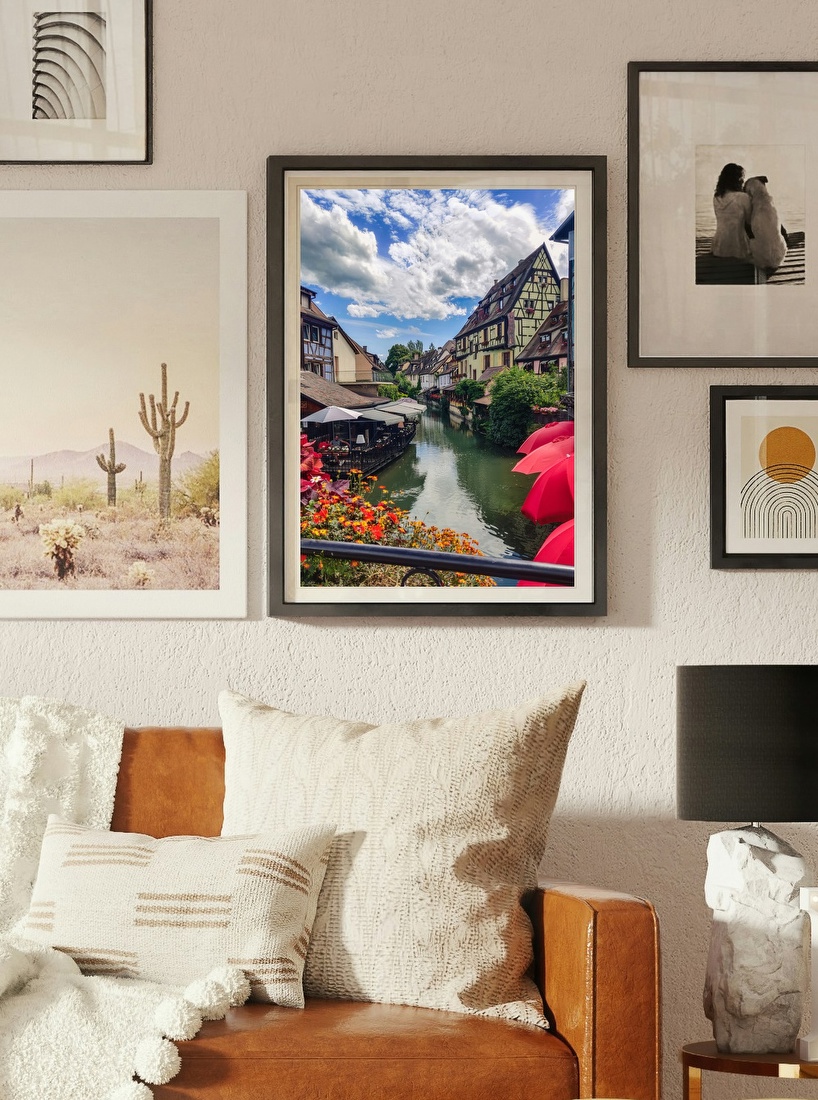 Colorful Canal Town