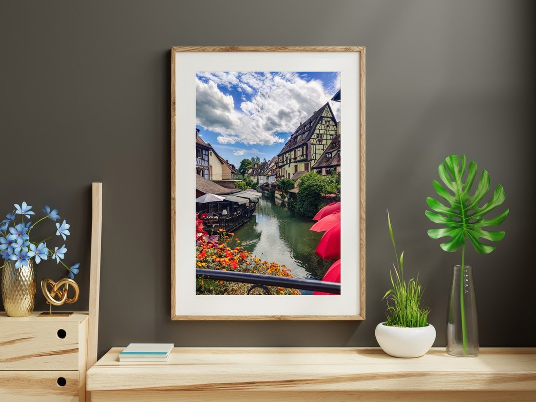 Colorful Canal Town