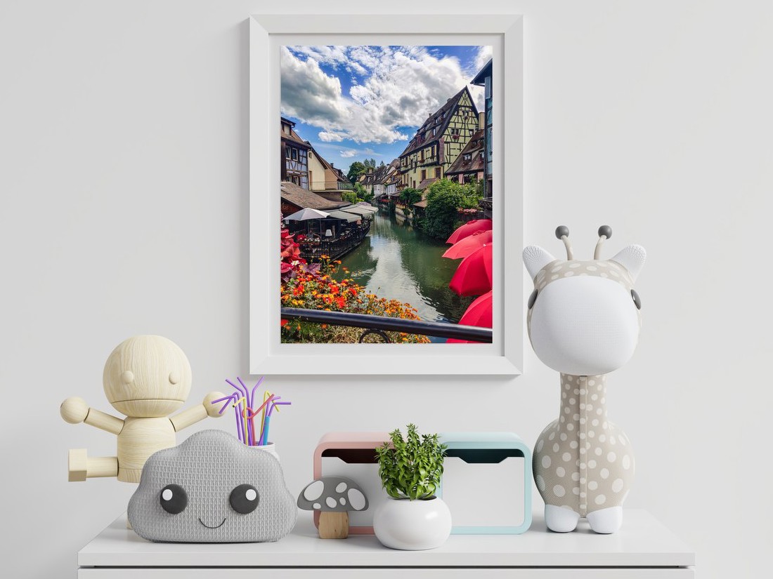 Colorful Canal Town