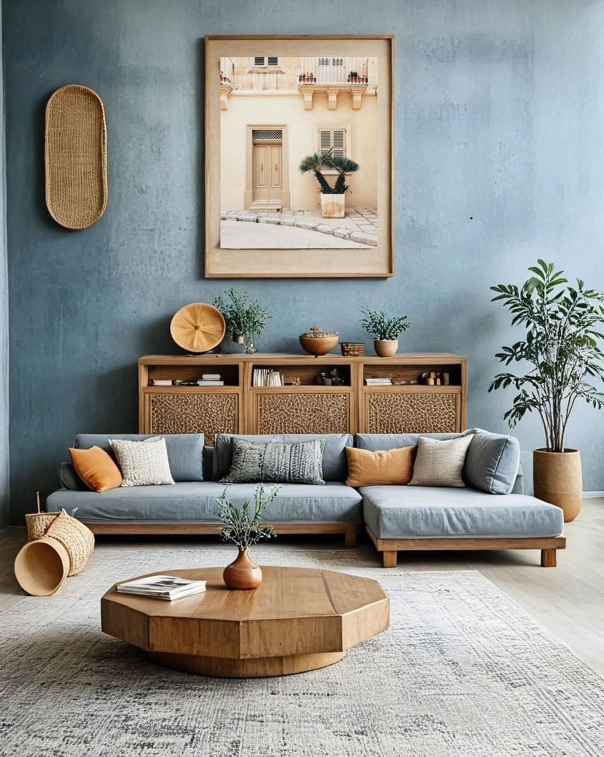 Mediterranean Facade with Palm