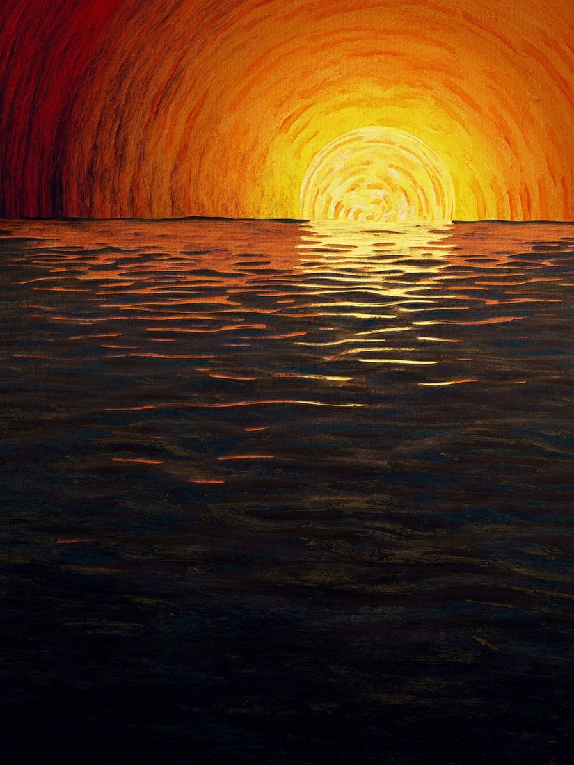 Sunset Over Water