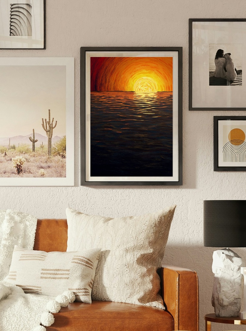 Sunset Over Water