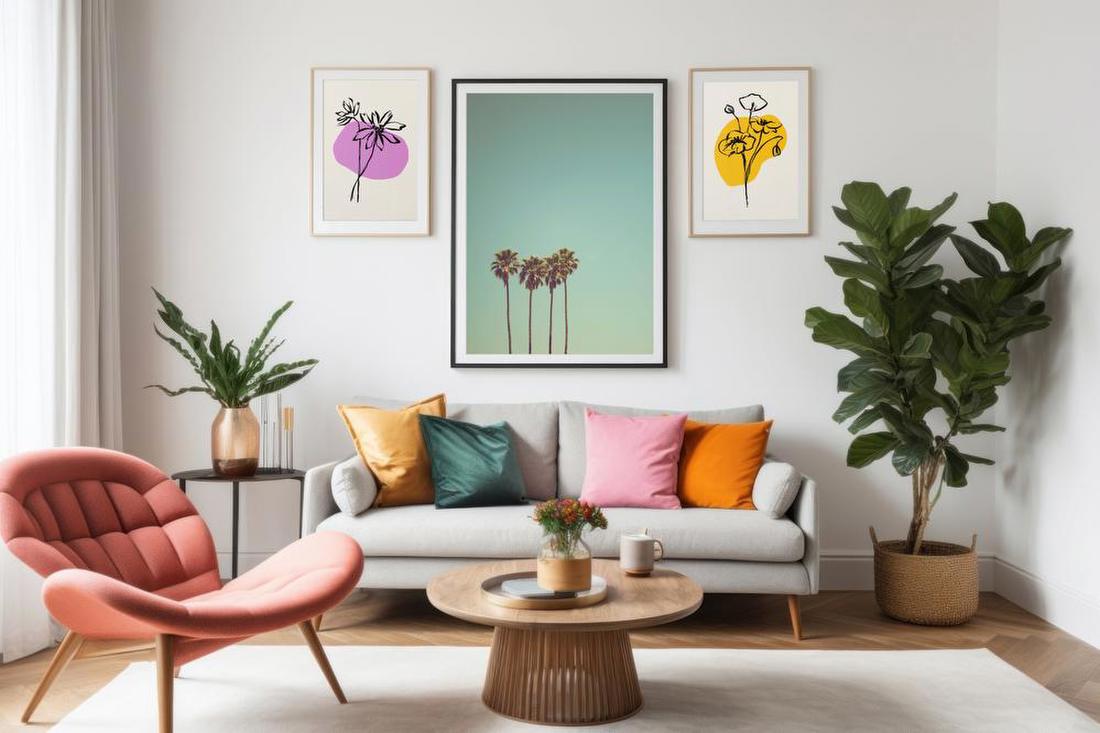 Four Palm Trees