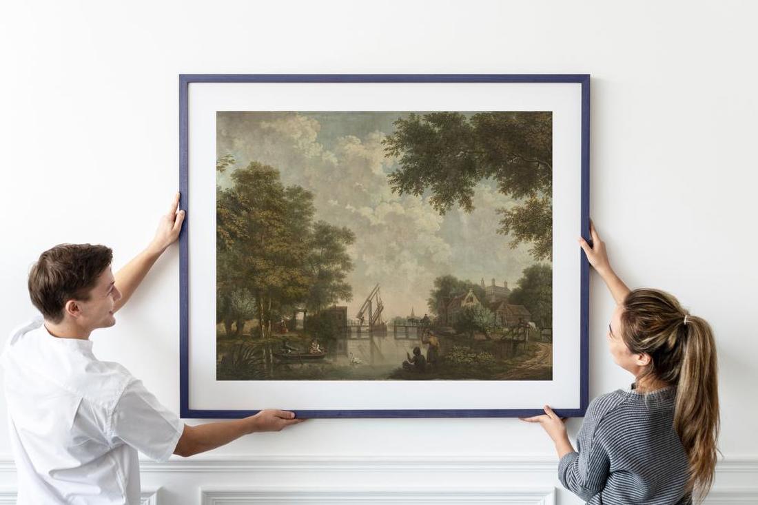 Behangsel met Hollands landschap – Jurriaen Andriessen