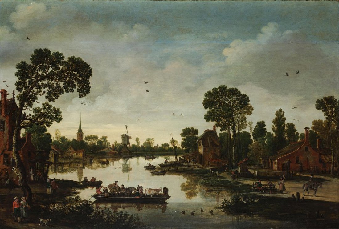 The Cattle Ferry – Esaias van de Velde