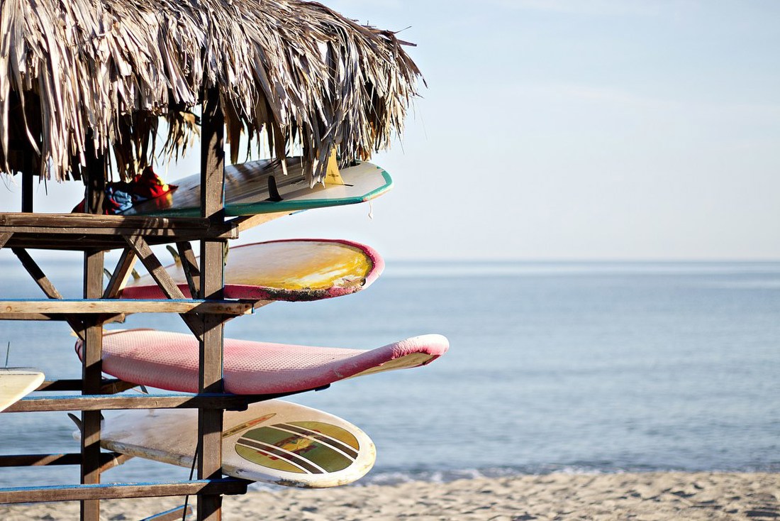 Surfboards by the Sea