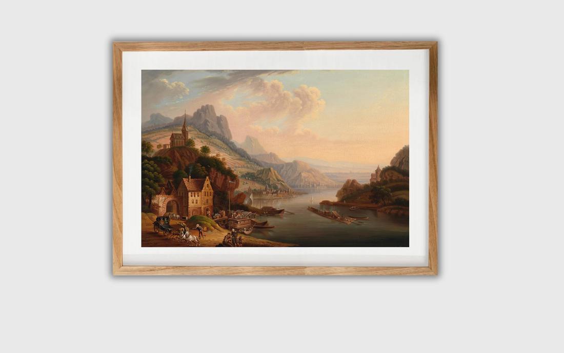 Rheinlandschaft – Christian Georg Schütz