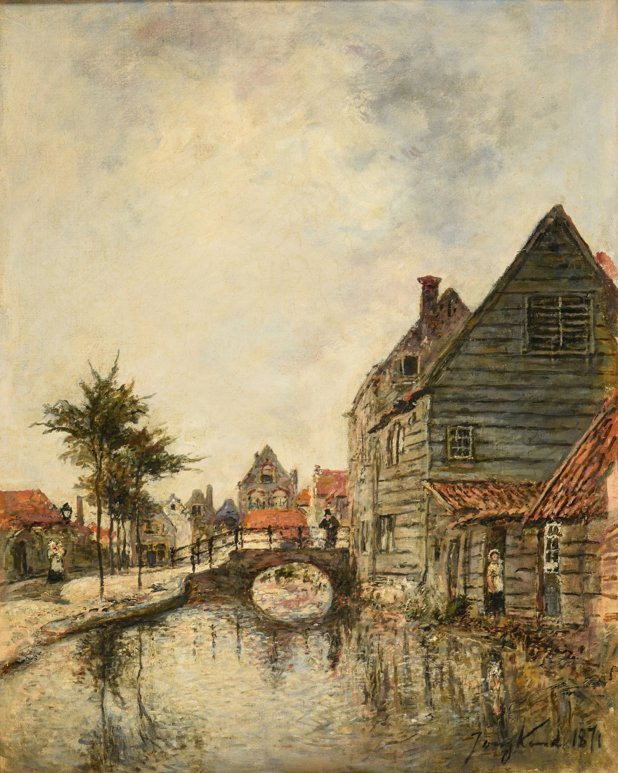 Canal Intérieur de la Ville de Dordrecht – Johan Jongkind
