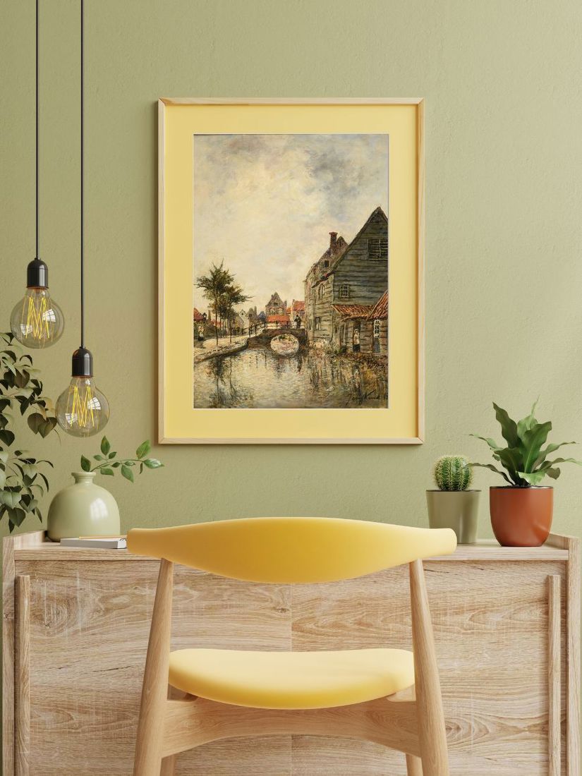 Canal Intérieur de la Ville de Dordrecht – Johan Jongkind
