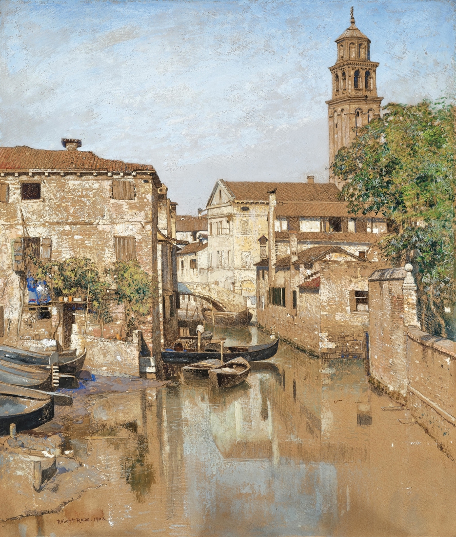 Bei San Trovaso in Venedig – Robert Russ