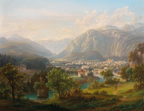 View from the New Schmolnau to the Kreuzstein on the Traun