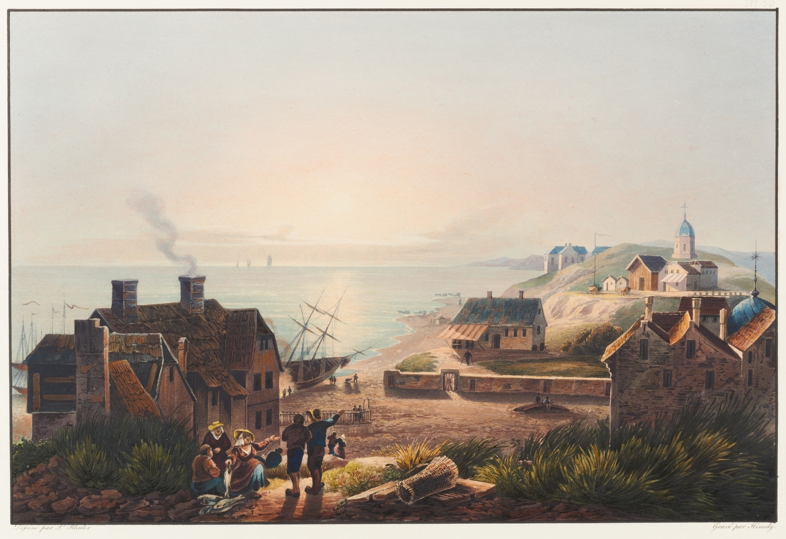 Vue de Scheweningen vers les Bains de Mer – Johann Ludwig Bleuler
