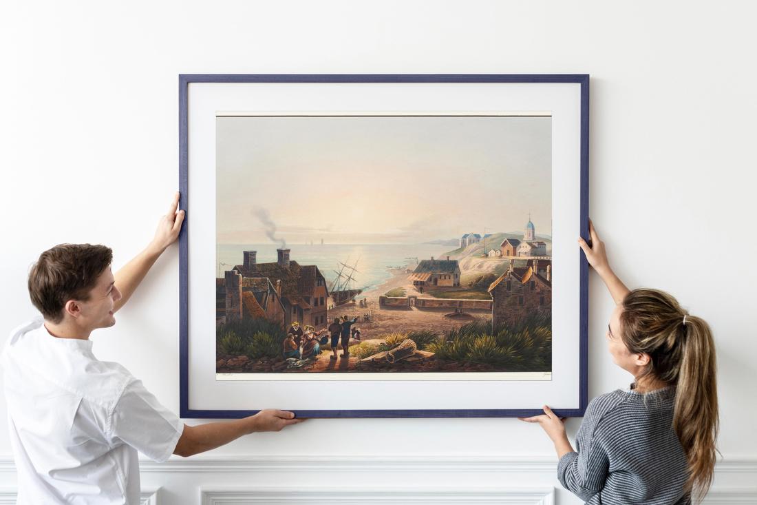 Vue de Scheweningen vers les Bains de Mer – Johann Ludwig Bleuler