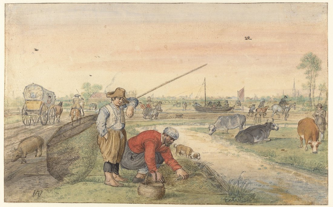 Boten Met Een Wassende Vrouw – Hendrick Avercamp
