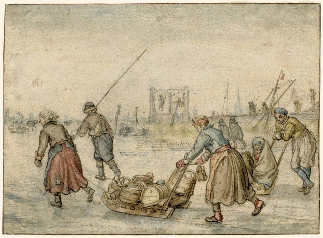 Ontmoeting Op Het Ijs – Hendrick Avercamp