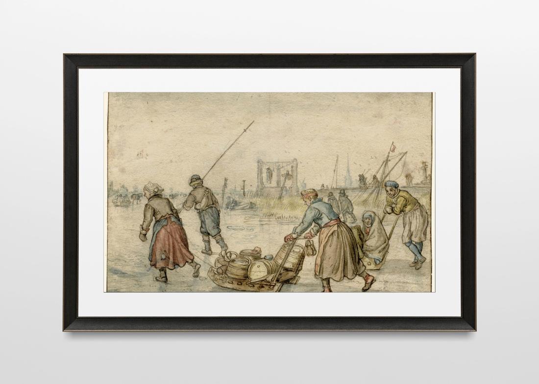 Ontmoeting Op Het Ijs – Hendrick Avercamp