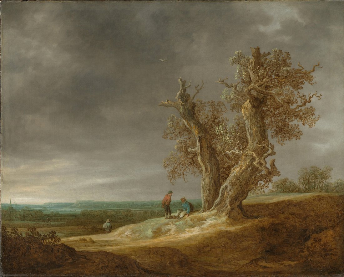 Landscape with Two Oaks – Jan van Goyen