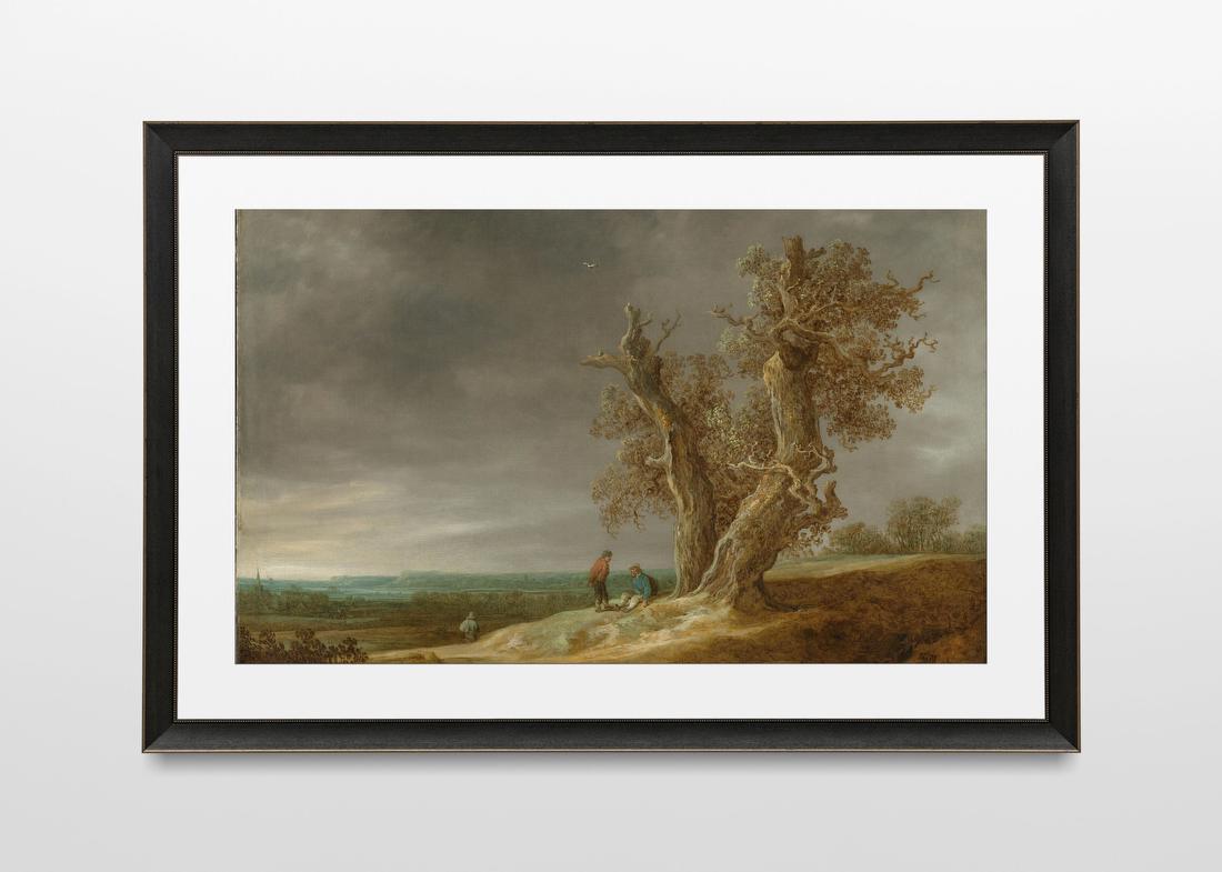 Landscape with Two Oaks – Jan van Goyen