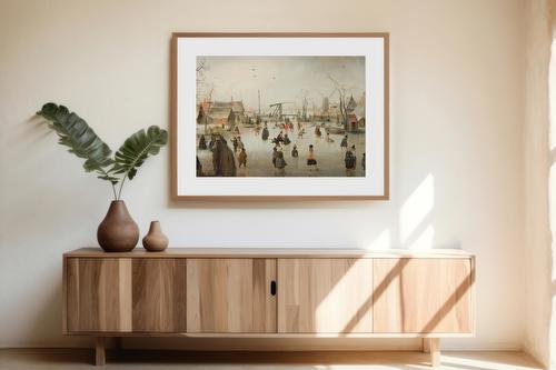 Schaatsenrijden in Een Dorp