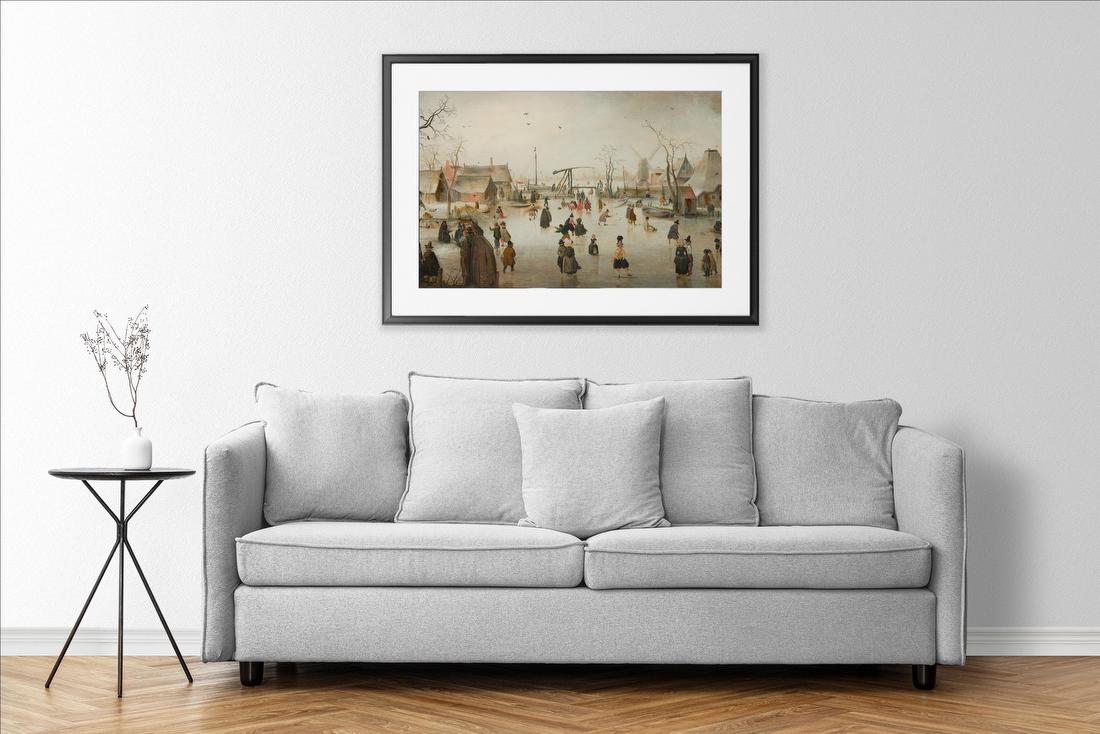 Schaatsenrijden in Een Dorp – Hendrick Avercamp