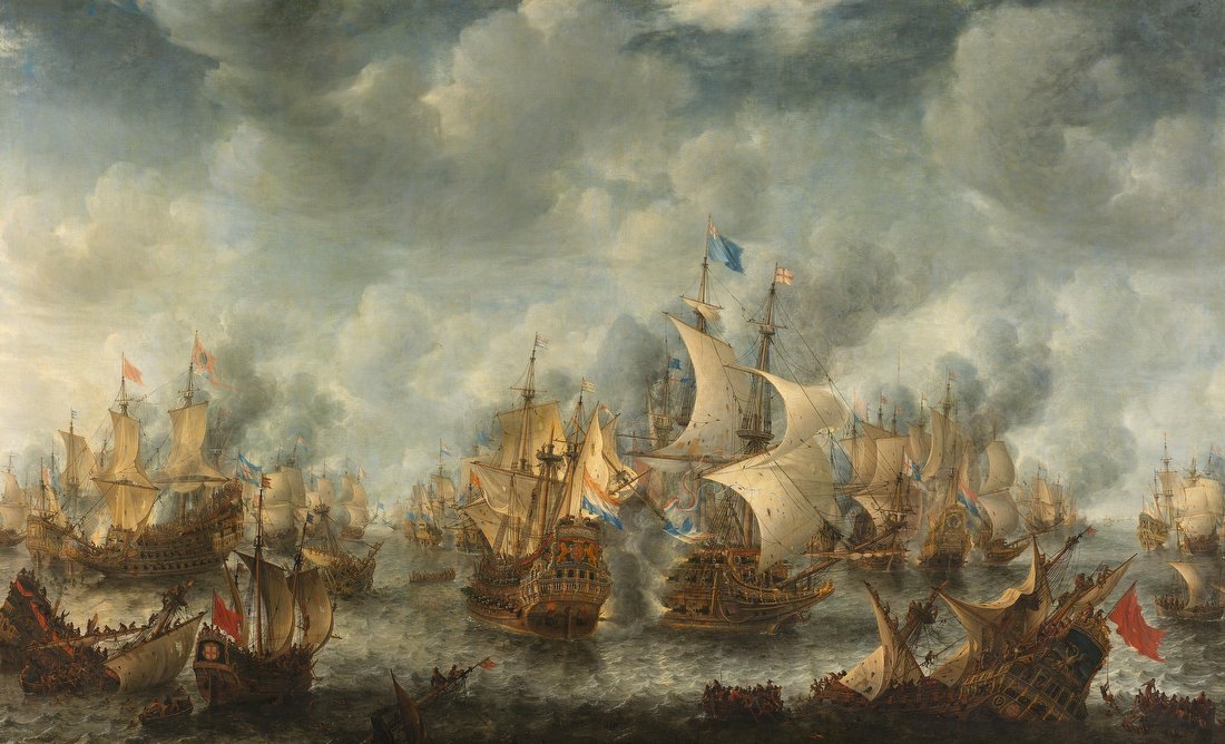 The Battle of Scheveningen – Jan Abrahamsz Beerstraaten