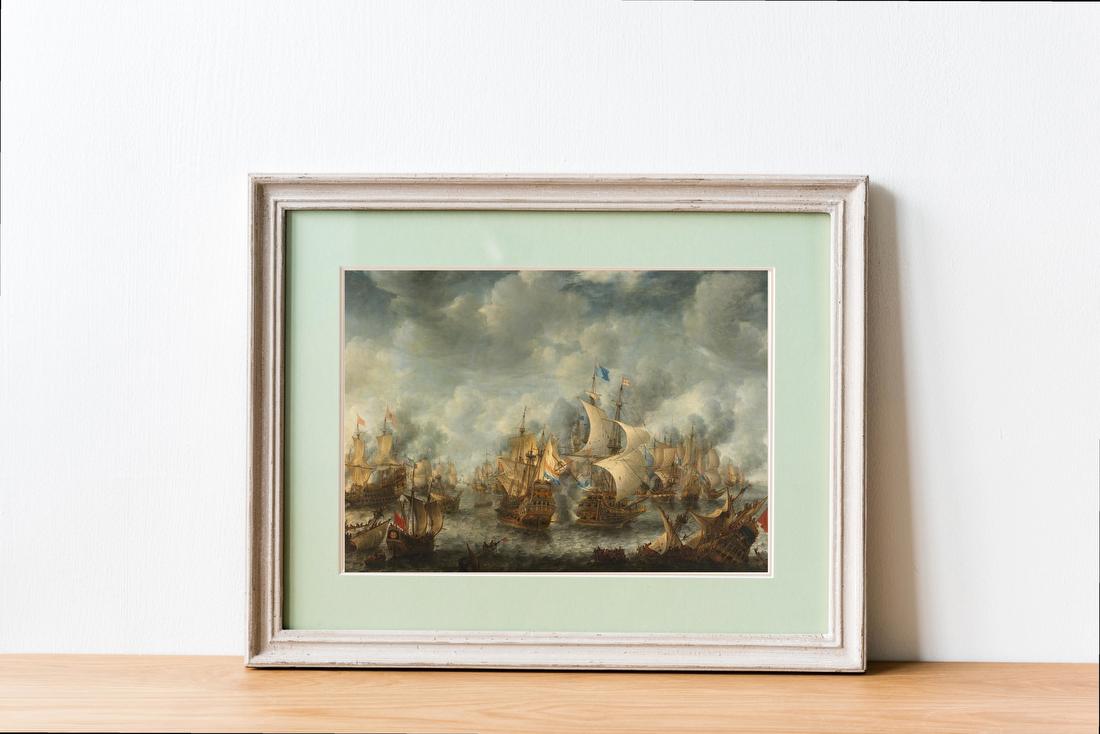 The Battle of Scheveningen – Jan Abrahamsz Beerstraaten