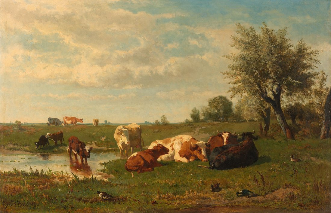 Cows in the Meadow – Gerard Bilders
