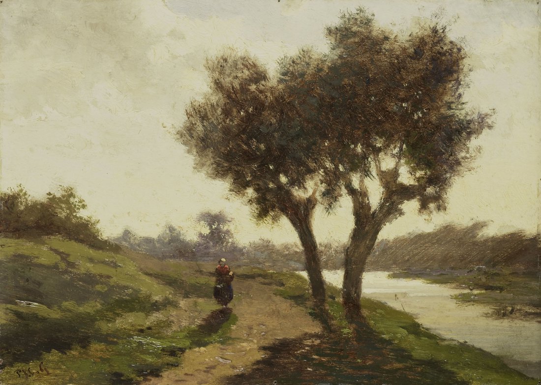 Landscape with Two Trees – Paul Joseph Constantin Gabriël