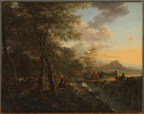 Italian Landscape with a Draughtsman