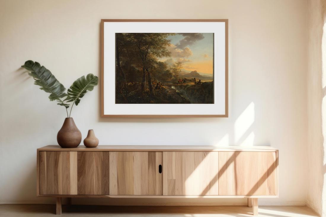 Italian Landscape with a Draughtsman – Jan Both