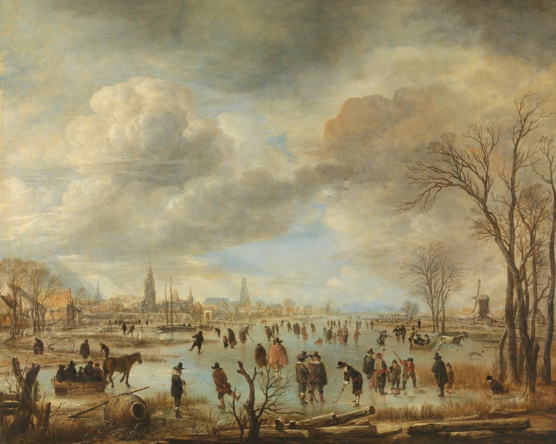 River View in Winter – Aert van der Neer