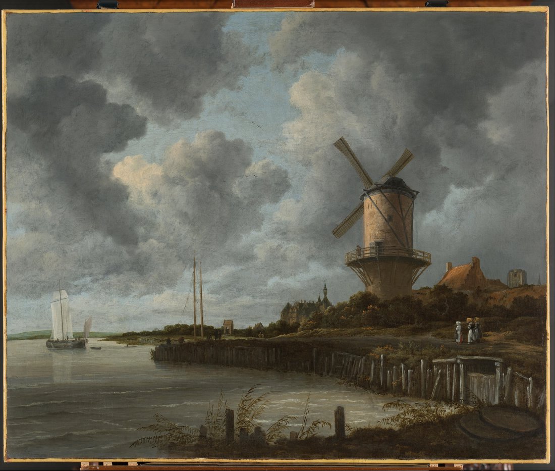 The Windmill at Wijk bij Duurstede – Jacob van Ruisdael