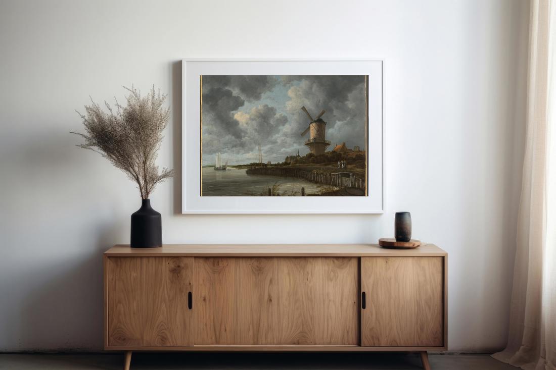 The Windmill at Wijk bij Duurstede – Jacob van Ruisdael