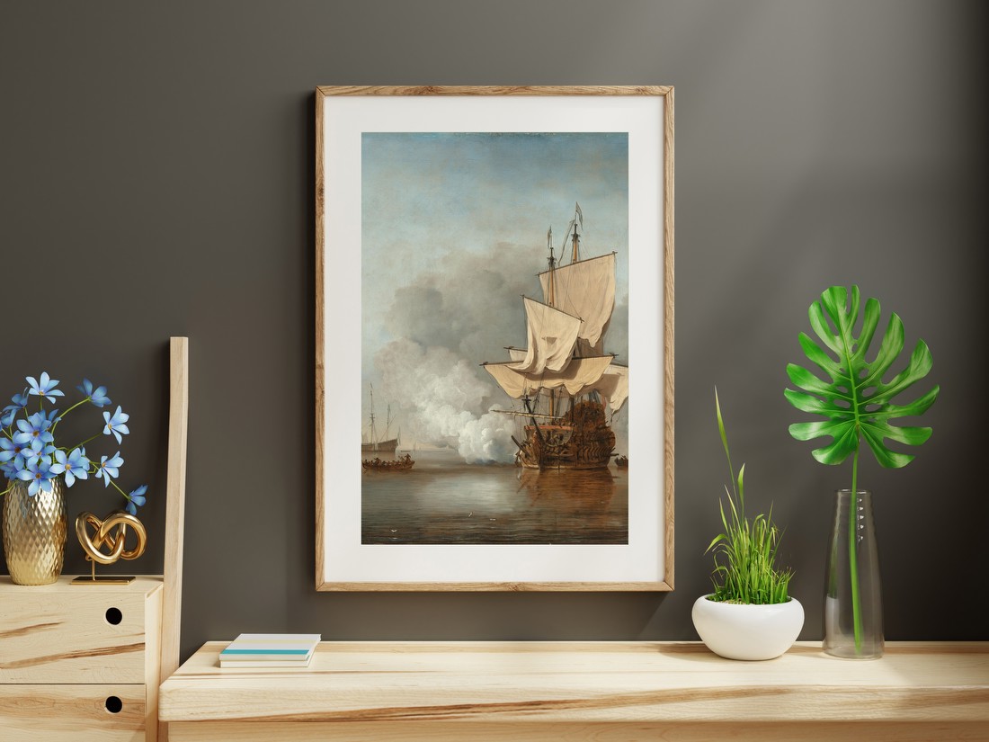 The Cannon Shot – Willem van de Velde the Younger