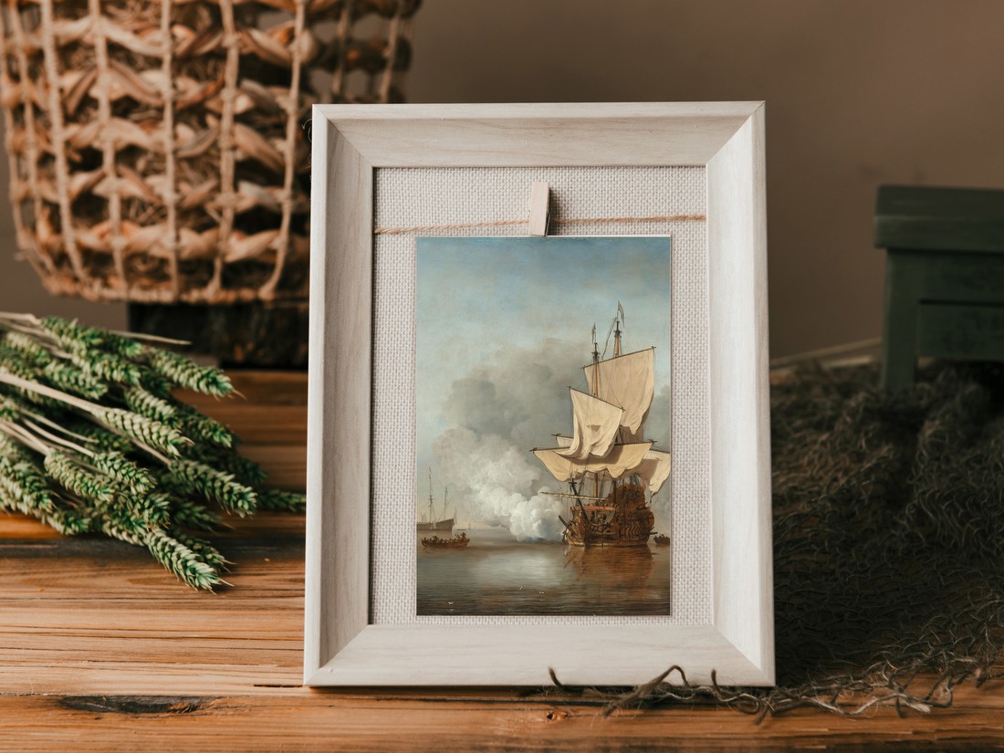 The Cannon Shot – Willem van de Velde the Younger
