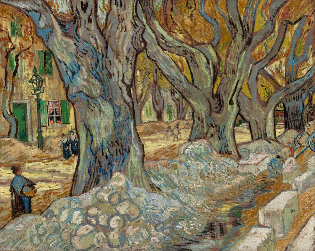 Large Plane Trees – Vincent van Gogh