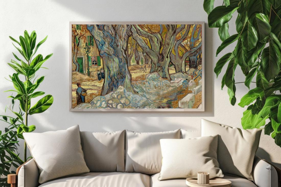 Large Plane Trees – Vincent van Gogh