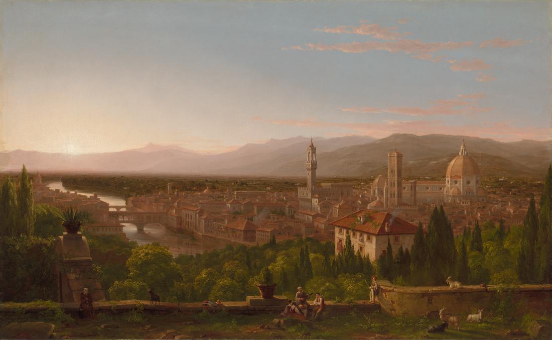 View of Florence from San Miniato – Thomas Cole