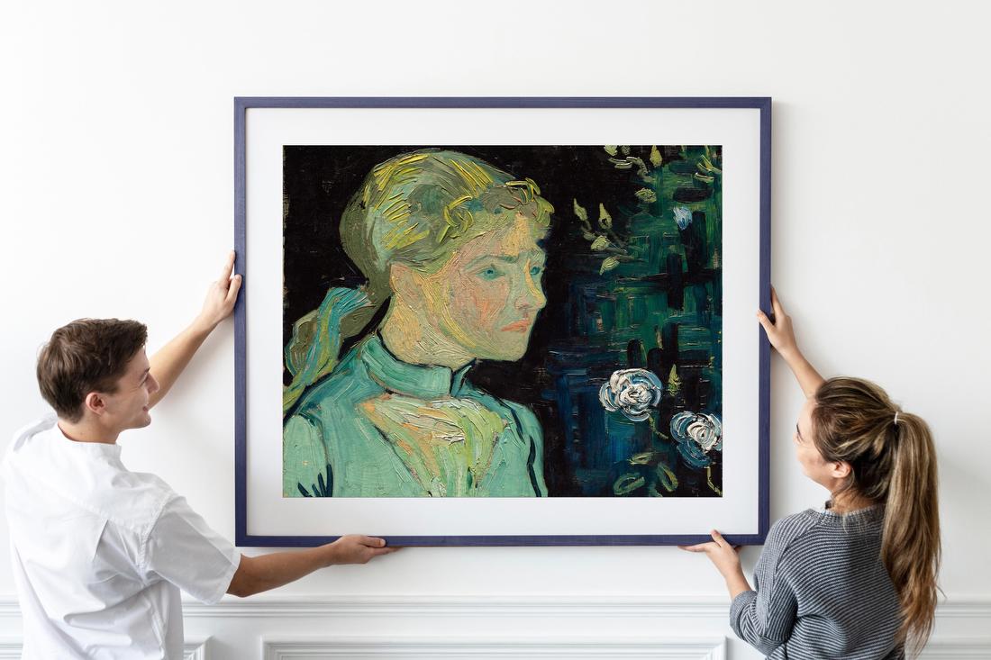 Portrait of Adeline Ravoux – Vincent van Gogh