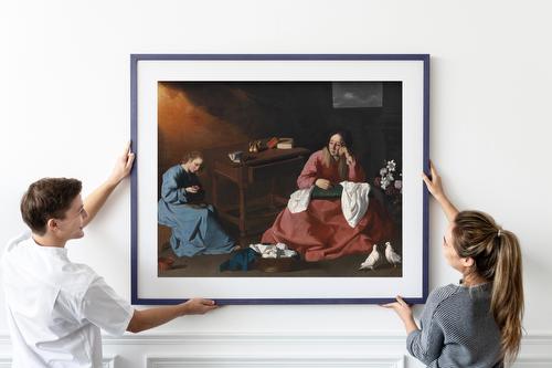 Christ and the Virgin in the House at Nazareth