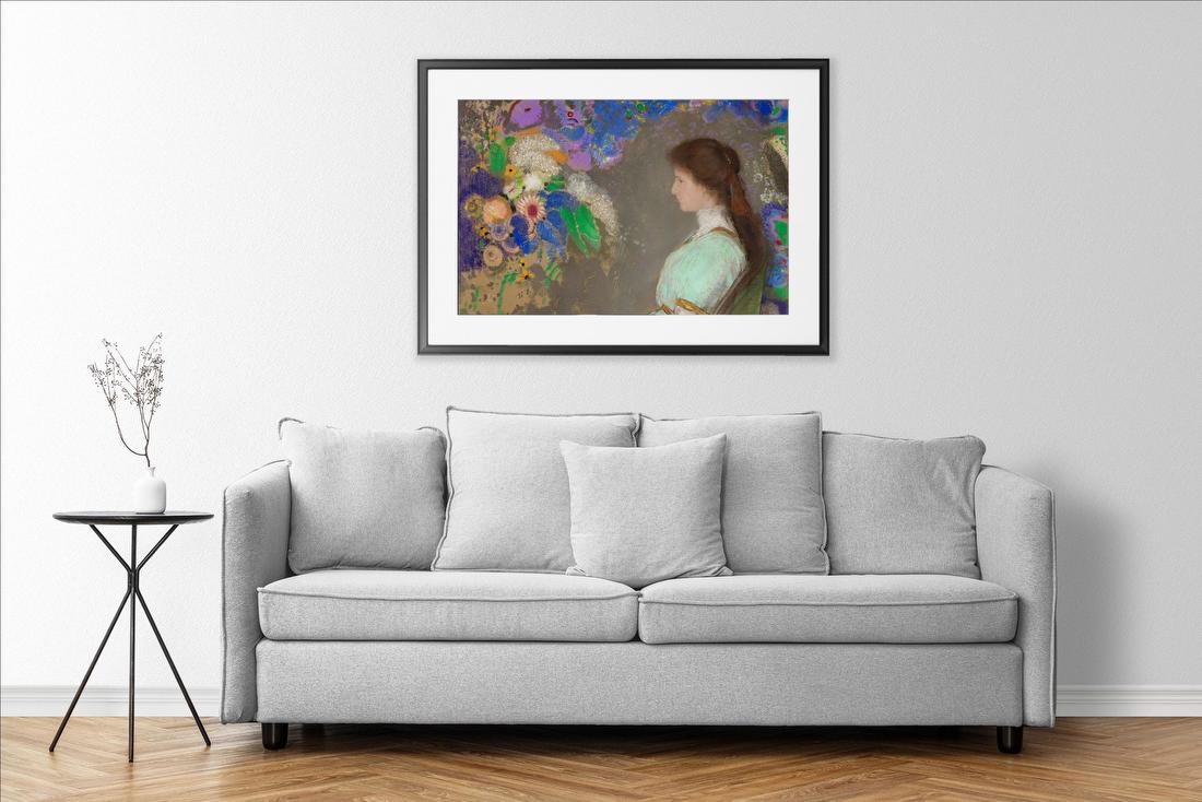 Portrait of Violette Heymann – Odilon Redon