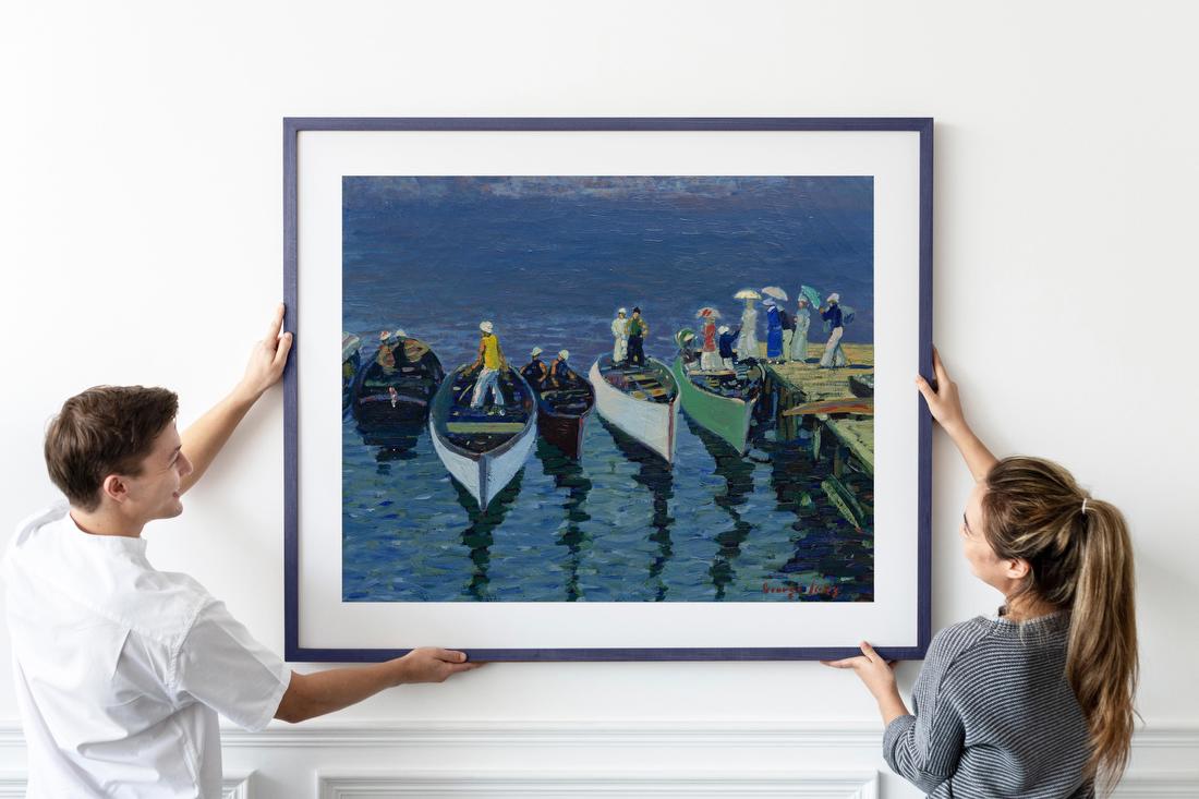 Holiday on the Hudson – George Luks