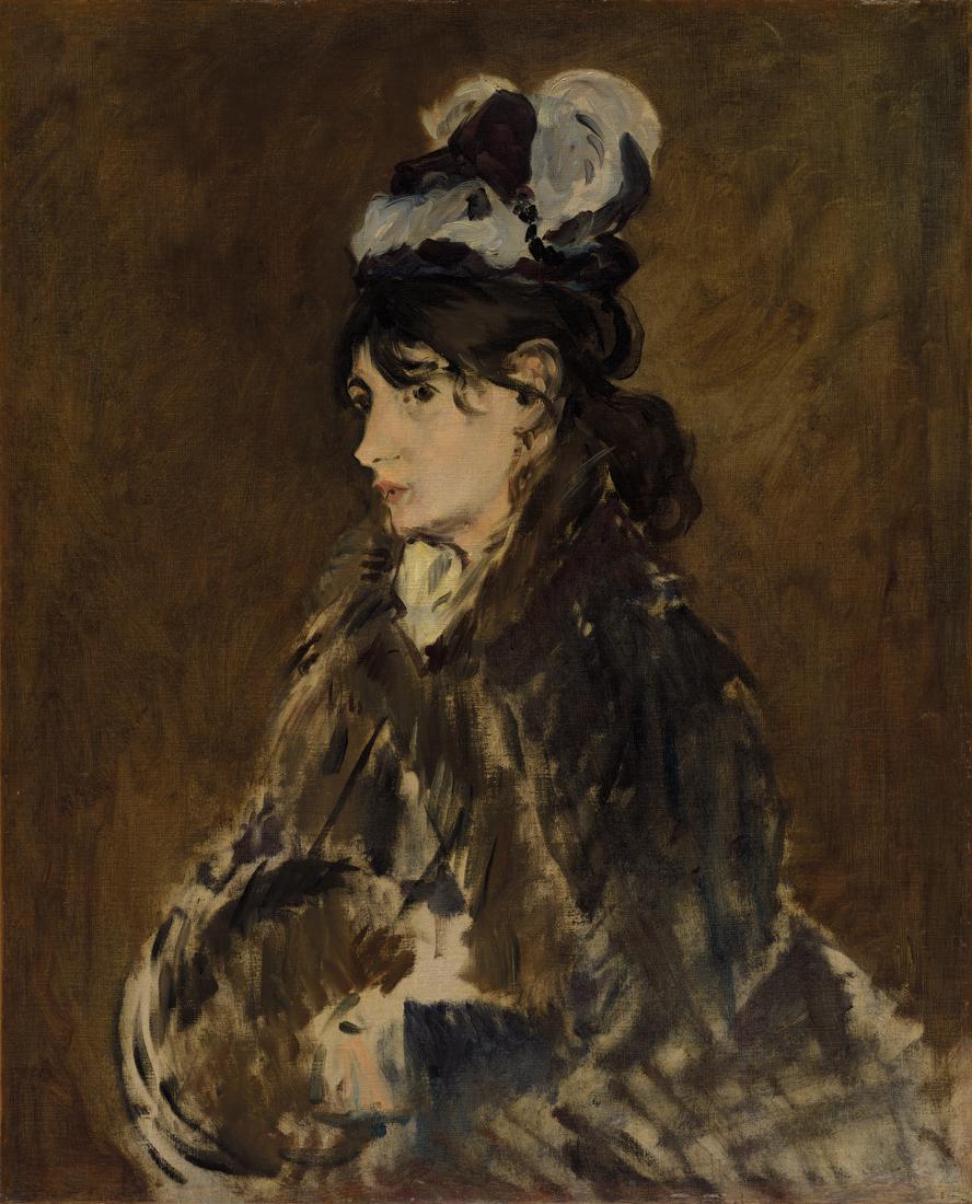 Berthe Morisot au Manchon – Édouard Manet